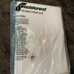 Vintage fieldcrest pillowcase King Size Pink